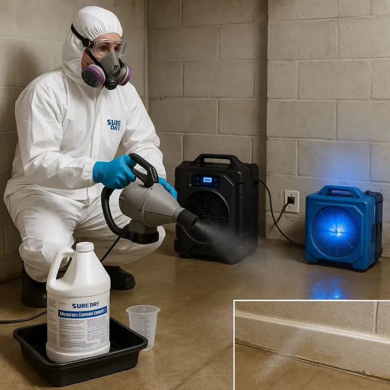 Sanitization and Odor Removal process in Warner Robins, GA